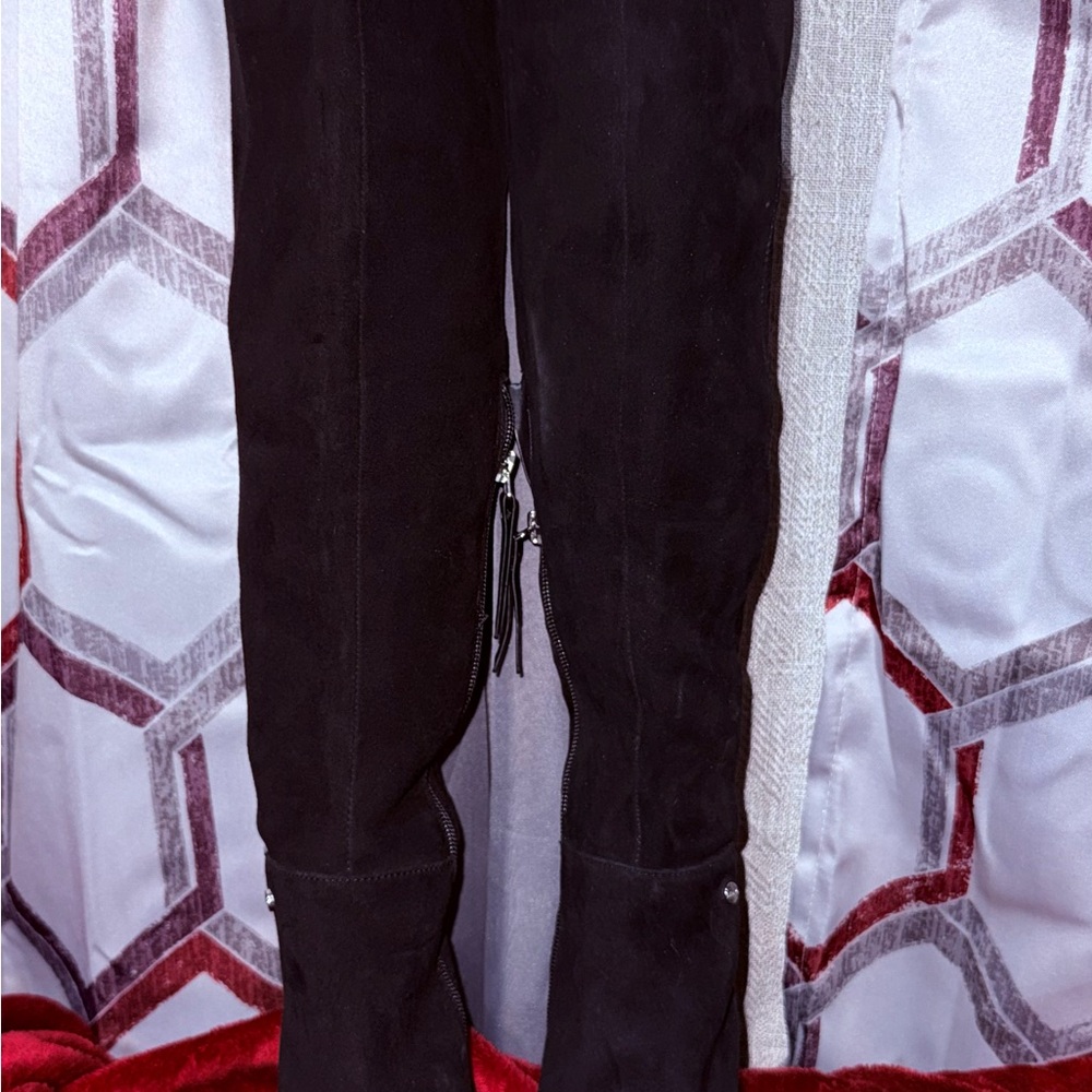 DKNY Elegant Black Over the Knee Boots